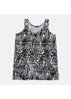 Туника H&M 44 Черно-белый 9286800
