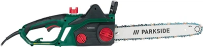 Электрическая цепная пила Parkside PKS 2200 A1 мощность 2200 Вт, скорость цепи max 15,3 м/с (Par10018)