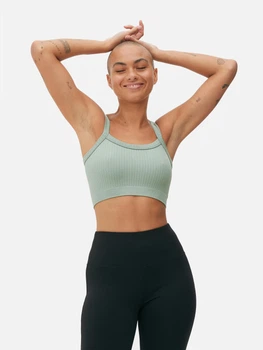 Топ для спорту Primark світло-салатовий VGTCI568 S