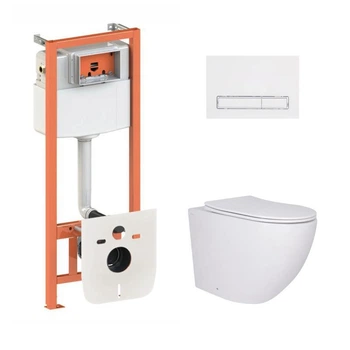 Инсталляция 4 в 1 Qtap Nest Robin Белый (QT13332381AW47505)