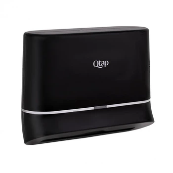 Диспенсер для бумажных полотенец Qtap Pohodli QTDR600BP пластик Черный