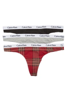 Трусики стринг, 3 штуки Calvin Klein 5(XL) Микс (120451)