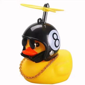 Качка гудок у шоломі «Вісімка» в машину CrazyDuck