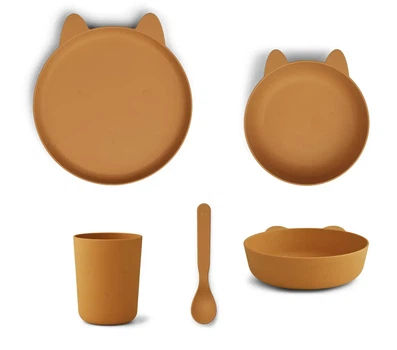 Набір посуду Liewood Paul tableware set- rabbit