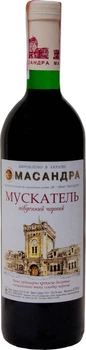 Вино Масандра Мускатель Південний червоне десертне 0.75 л 16% (4820013375454)