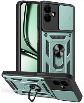 Чохол Camshield з кільцем-підставкою на Samsung Galaxy A07 (A075) / green