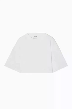 Футболка жіноча укорочена COS cropped t-shirt 1149982001 XS Біла