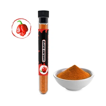 Сушёный перец молотый Carolina Reaper HotChip порошок чили туба 10 г — самый острый перец в мире (22241)