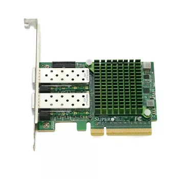 Сетевая карта Intel X520-DA2 Dual Port Server Network Adapter 2x10GbE SFP+ PCI-Ex8 Full height (Supermicro AOC-STGN-i2S) Б/У