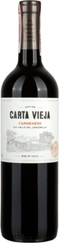 Вино Carta Vieja Carmenere червоне сухе 0.75 л 13% (7804310546288)