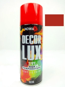 Краска аэрозольная термостойкая красная 450 мл Nowax NX48040 до 370 °C