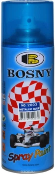 Краска аэрозольная металлик синяя 400 мл Bosny №2603