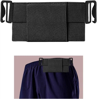Карман на пояс для мелочейRunningBag 17.5х8 см сумка поясная без застежки черная (R051563)