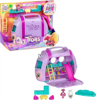 Игровой набор DreamWorks Trolls Band Together Rhonda Play & Display Case с Mineez и кейсом