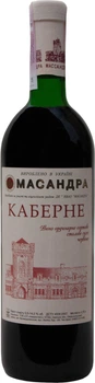 Вино Масандра Каберне червоне сухе 0.75 л 9.5-14% (4820013375584)