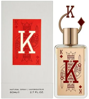 Woda perfumowana unisex Fragrance World King K 80 ml (6290360371450)