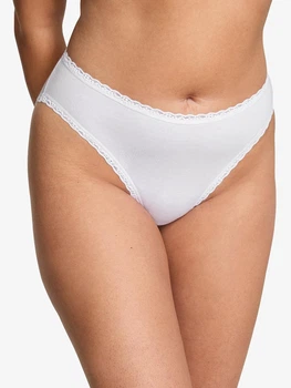 Трусики слипы женские хлопковые Victoria's Secret 26861161 2XL Белые (7114439124624)