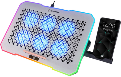 Podstawka pod laptopa Rampage S48 FREEZ Silver (S48FREEZ-SILVER)