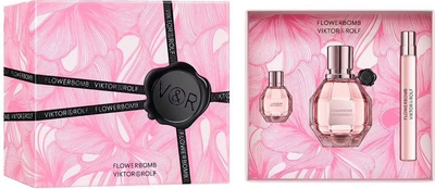 Набір для жінок Viktor and Rolf Flowerbomb Парфумована вода 50 мл + Мініатюра Парфумована вода 10 мл + Мініатюра Парфумована вода 7 мл (3614274141108)