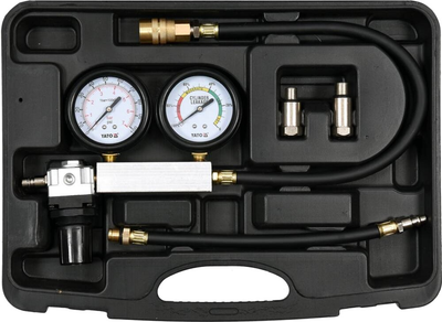 Tester szczelności cylindrów silników YATO 7 MPa, z wyposażeniem, 4 szt + walizka (YT-73055)