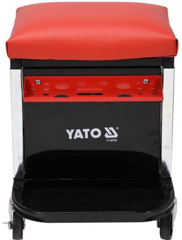 Taboret na kółkach YATO z 2 szufladami, 530 x 470 x 360 mm, 150 kg (YT-08790)