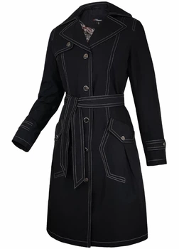 Жіночий плащ City Classic 50 Чорний 92607