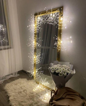 Світлодіодна гірлянда "Феєрверк", 500 LED, теплий білий, 5 пучків, 8 режимів