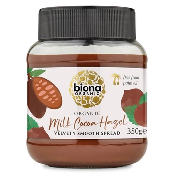 Шоколадно-горіхова паста молочний шоколад Biona Organic 350 г (20236246)
