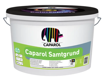 Грунт-краска интерьерная латексная матовая Caparol SamtGrund E.L.F. База 1, 10л
