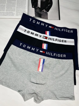 Набір чоловічих трусів Tommy Hilfiger 3 шт боксери 3XL 52 розмір Комбінований