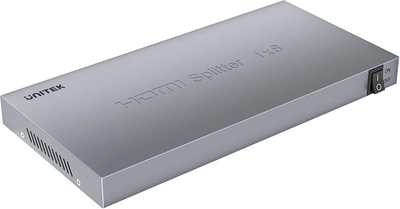 Przełącznik signału Unitek HDMI 1 IN-8 Out 4K Space Grey (V1132A01-EU)