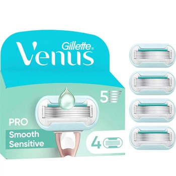 Сменные картриджи для бритья Venus PRO Smooth Sensitive 4 шт