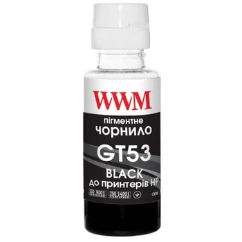 Чернила WWM HP GT53 100г Black Pigment, для Ink Tank 115/315/319