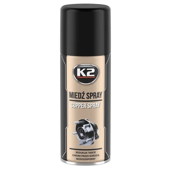 Мастило рідке мідне високотемпературне K2 PRO COPPER SPRAY аерозоль 400 мл (W122)