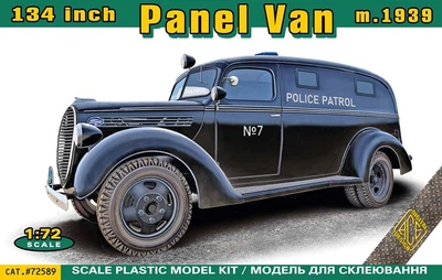 Сборная модель Автомобиль Ford Panel Van 1939 ACE (72589)