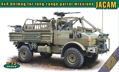 Сборная модель Грузовик Unimog 4x4 JACAM для сил специального назначения ACE (72458)