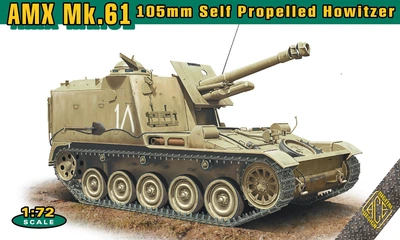 Сборная модель 105-мм САУ AMX Mk.61 ACE (72453)