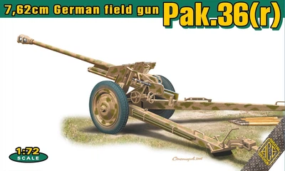 Сборная модель Противотанковое орудие Pak.36(r) ACE (72571)
