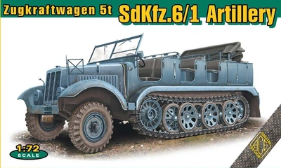Сборная модель Артиллерийский тягач Sd.Kfz. 6/1 Zugkraftwagen 5t ACE (72568)