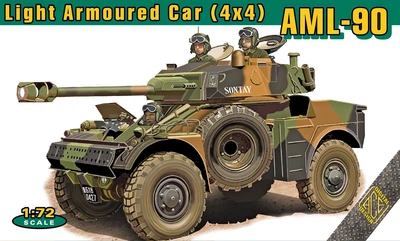 Сборная модель Бронеавтомобиль Panhard AML-90 (4х4) ACE (72456)
