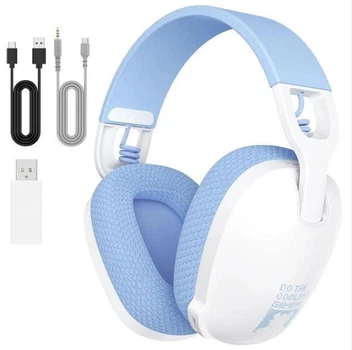 Бездротові навушники Onikuma B2 White BT/2.4G