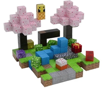 Конструктор Magnetic Cube Вечеринка с сакурами 128шт