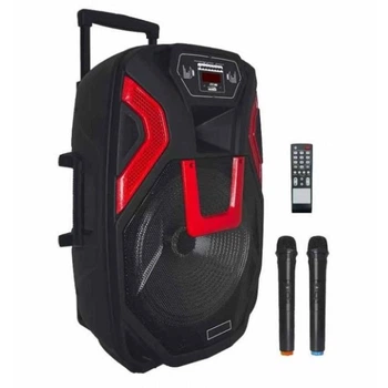 Акустическая Bluetooth колонка с микрофоном ZXX-1095 80 Вт аккумуляторная с FM-радио и MP3 плеером (З47658)