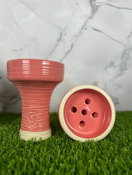 Чаша для кальяна GrynBowls Killer Glaze - Pink (фаянс, розовая глазурь)