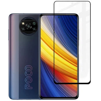 Защитное стекло Fiji Premium для Poco X3 Pro полная проклейка Anti-Static черный