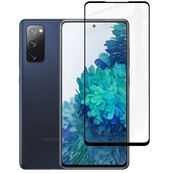 Защитное стекло Fiji Premium для Samsung Galaxy S20 FE (G780) полная проклейка Anti-Static черный
