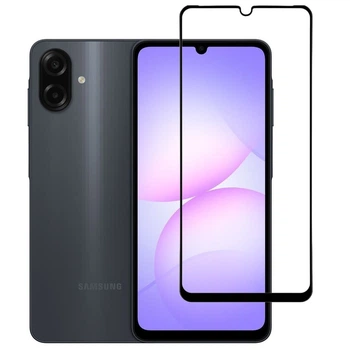 Захисне скло LUX для Samsung Galaxy A07 (A075) повне проклеювання чорний