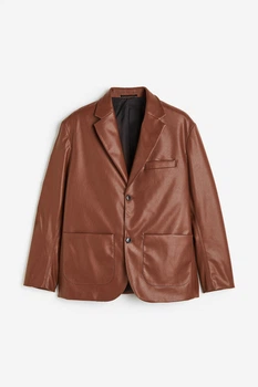 Пиджак H&M XXL коричневый 29081113663