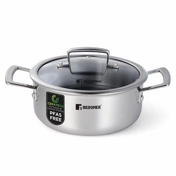 Каструля Bergner Steelblue з кришкою 20 см BG-33221-BL синій (00128441)