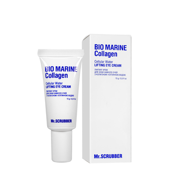 Крем лифтинг для кожи вокруг глаз Mr. Scrubber Bio Marine Collagen с коллагеном и клеточной водой, 15 г